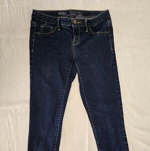 Mossimo Denim Jeggings Jeans Mid Rise Jeggins, Power Stretch 2/26L